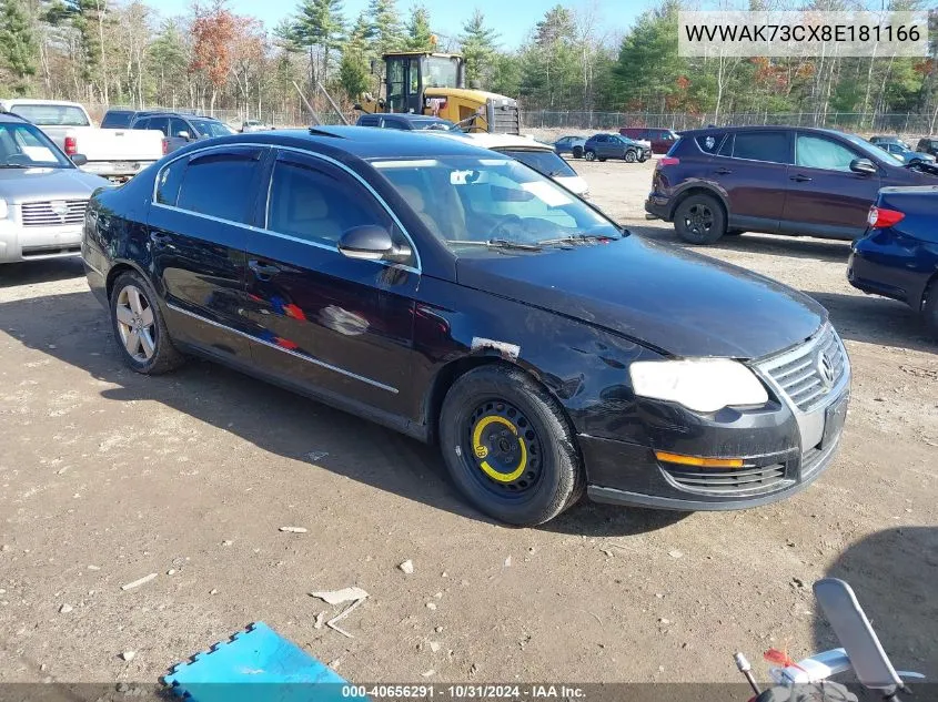 WVWAK73CX8E181166 2008 Volkswagen Passat Komfort