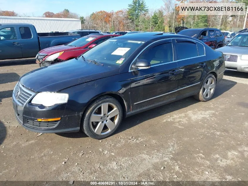 WVWAK73CX8E181166 2008 Volkswagen Passat Komfort