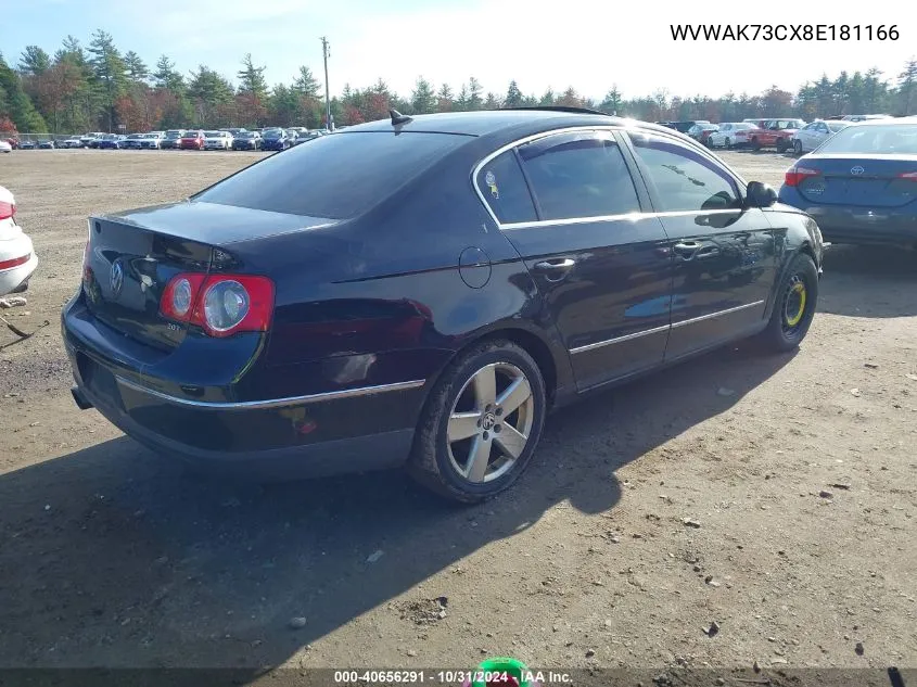 WVWAK73CX8E181166 2008 Volkswagen Passat Komfort