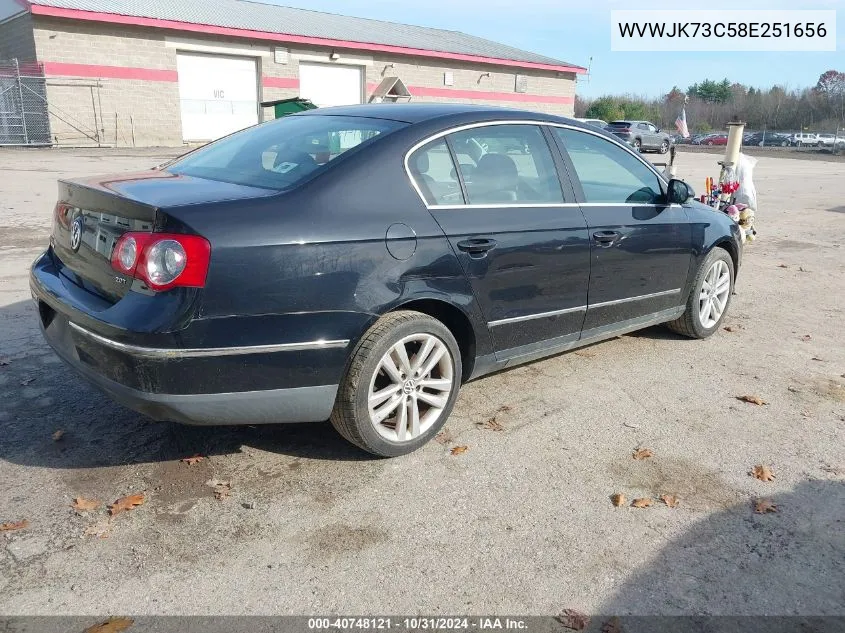 WVWJK73C58E251656 2008 Volkswagen Passat Turbo