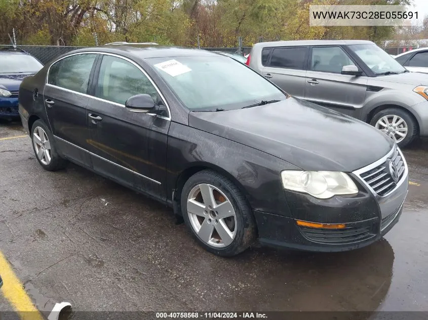 2008 Volkswagen Passat Komfort VIN: WVWAK73C28E055691 Lot: 40758568