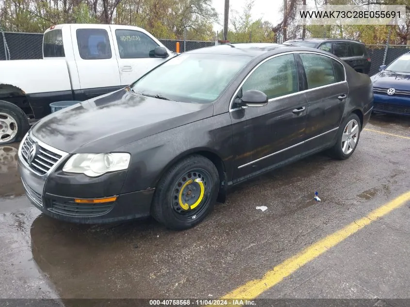 WVWAK73C28E055691 2008 Volkswagen Passat Komfort