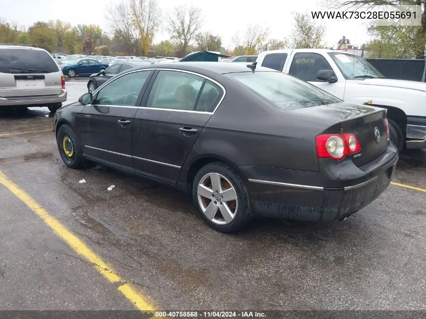 WVWAK73C28E055691 2008 Volkswagen Passat Komfort