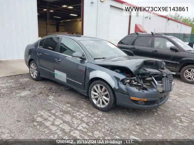 WVWEK73CX9E143861 2009 Volkswagen Passat