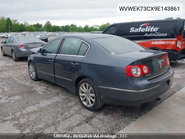 WVWEK73CX9E143861 2009 Volkswagen Passat