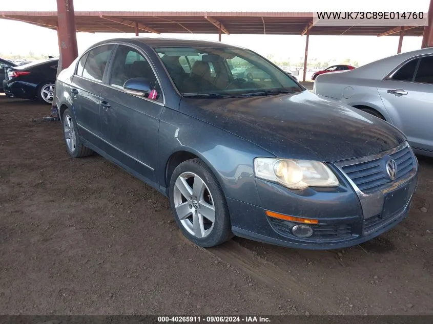 WVWJK73C89E014760 2009 Volkswagen Passat Komfort