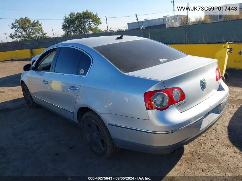 WVWJK73C59P017443 2009 Volkswagen Passat Komfort