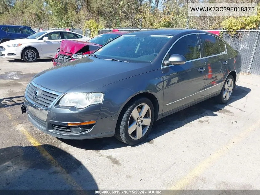 2009 Volkswagen Passat Komfort VIN: WVWJK73C39E018375 Lot: 40606919