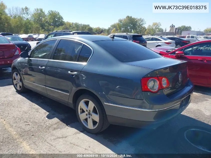 WVWJK73C39E018375 2009 Volkswagen Passat Komfort