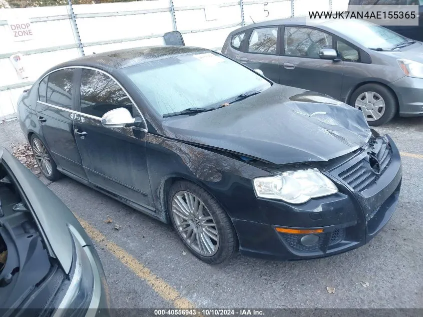 2010 Volkswagen Passat Komfort VIN: WVWJK7AN4AE155365 Lot: 40556943