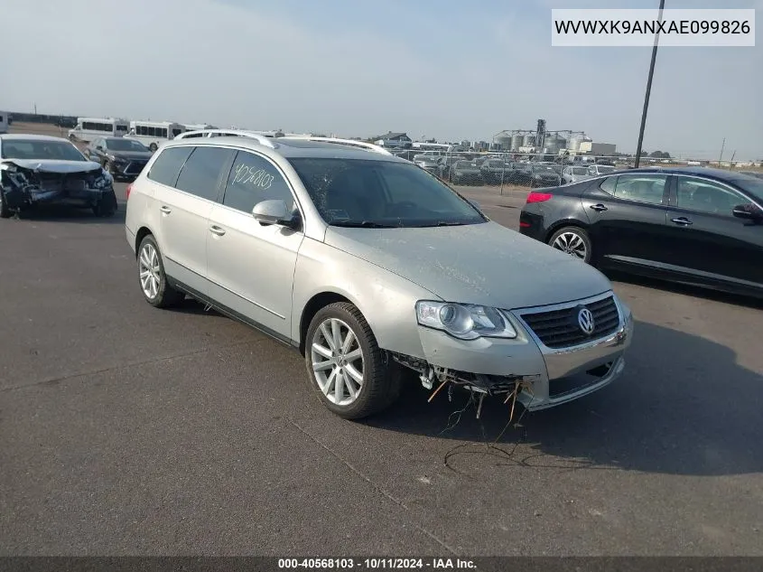 2010 Volkswagen Passat Komfort VIN: WVWXK9ANXAE099826 Lot: 40568103