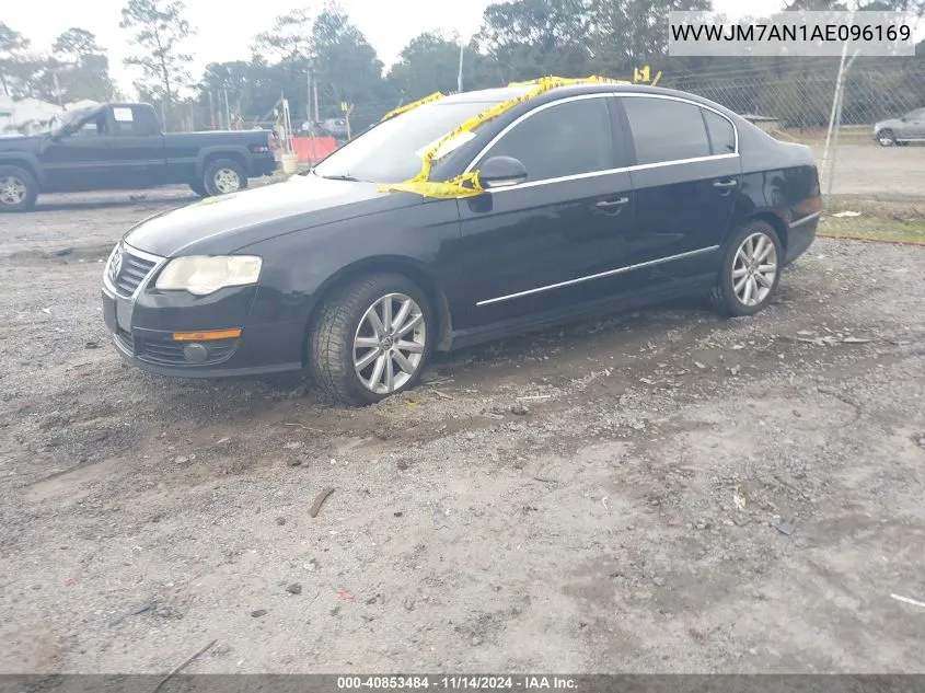 2010 Volkswagen Passat Komfort VIN: WVWJM7AN1AE096169 Lot: 40853484