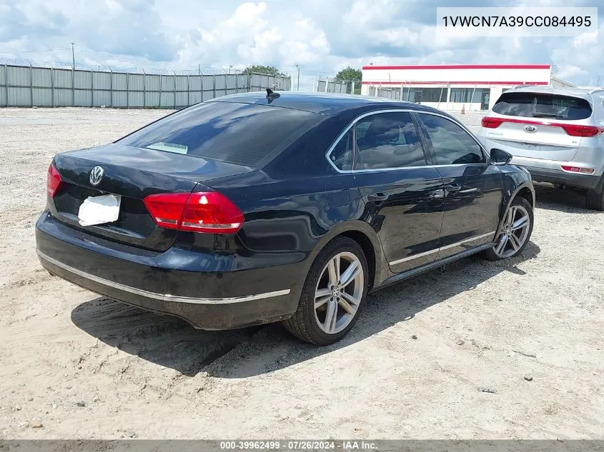 1VWCN7A39CC084495 2012 Volkswagen Passat 2.0L Tdi Sel Premium