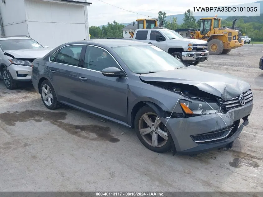 2013 Volkswagen Passat 2.5L Se VIN: 1VWBP7A33DC101055 Lot: 40113117