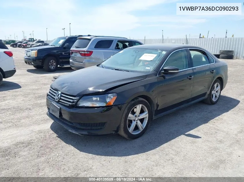 1VWBP7A36DC090293 2013 Volkswagen Passat 2.5L Se