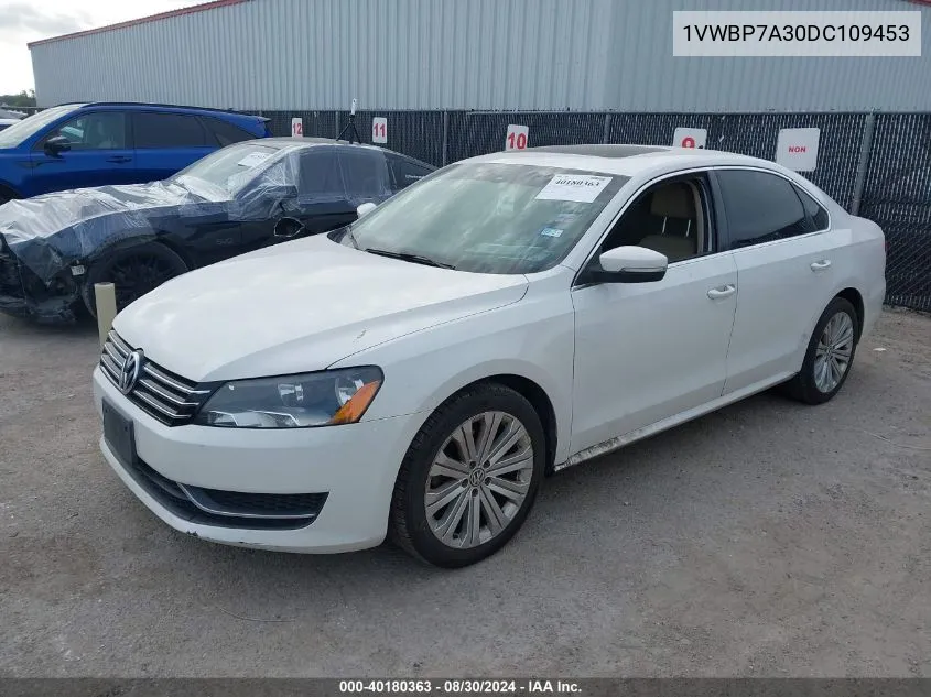 1VWBP7A30DC109453 2013 Volkswagen Passat 2.5L Se