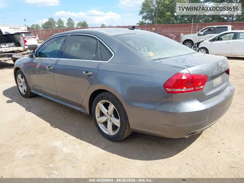 1VWBN7A3XDC053656 2013 Volkswagen Passat 2.0L Tdi Se