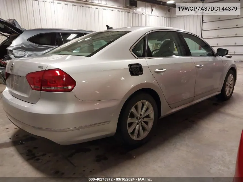 2013 Volkswagen Passat 2.5L Sel Premium VIN: 1VWCP7A37DC144379 Lot: 40275972