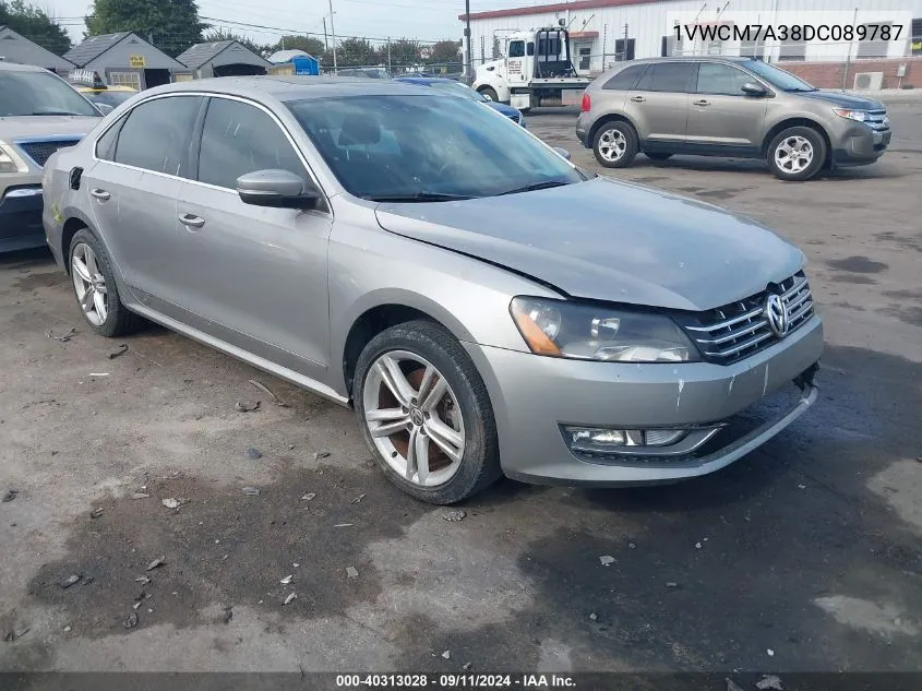 2013 Volkswagen Passat Sel VIN: 1VWCM7A38DC089787 Lot: 40313028