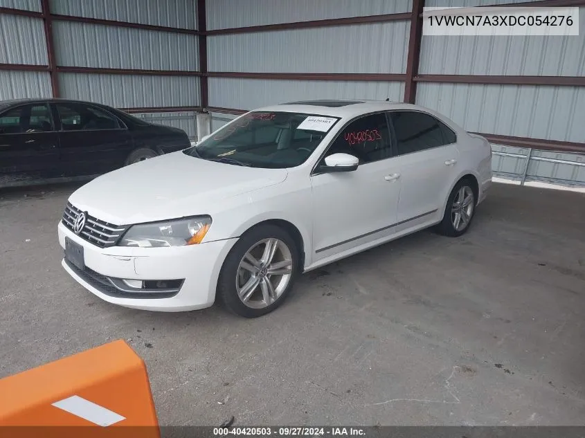 2013 Volkswagen Passat 2.0L Tdi Sel Premium VIN: 1VWCN7A3XDC054276 Lot: 40420503