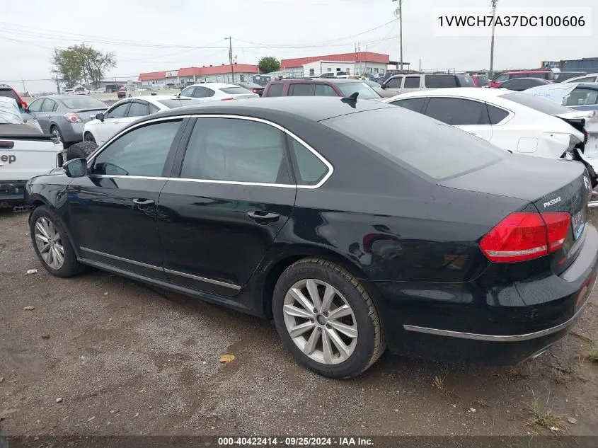 2013 Volkswagen Passat 2.5L Sel Premium VIN: 1VWCH7A37DC100606 Lot: 40422414