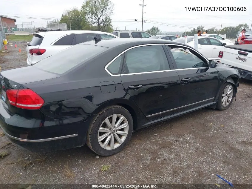 2013 Volkswagen Passat 2.5L Sel Premium VIN: 1VWCH7A37DC100606 Lot: 40422414