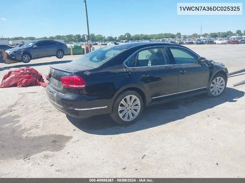 2013 Volkswagen Passat 2.0L Tdi Sel Premium VIN: 1VWCN7A36DC025325 Lot: 40556267