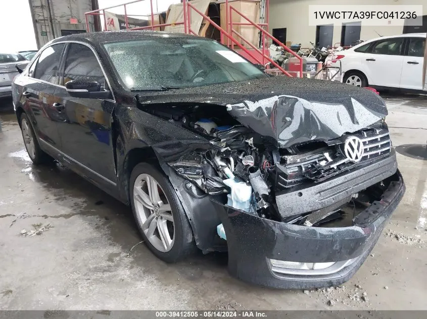 1VWCT7A39FC041236 2015 Volkswagen Passat 1.8T Sel Premium