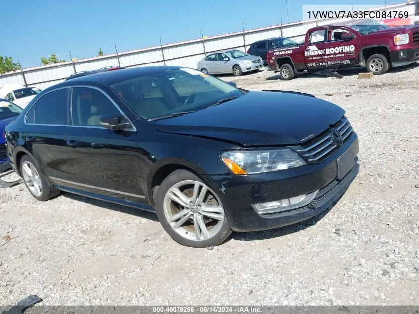 2015 Volkswagen Passat 2.0L Tdi Sel Premium VIN: 1VWCV7A33FC084769 Lot: 40079256