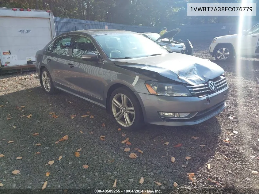 1VWBT7A38FC076779 2015 Volkswagen Passat 1.8T Se