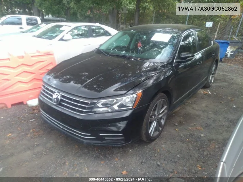 2016 Volkswagen Passat 1.8T R-Line VIN: 1VWAT7A30GC052862 Lot: 40440352