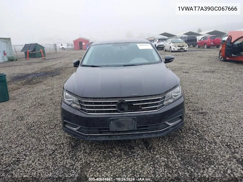 2016 Volkswagen Passat 1.8T S VIN: 1VWAT7A39GC067666 Lot: 40684667