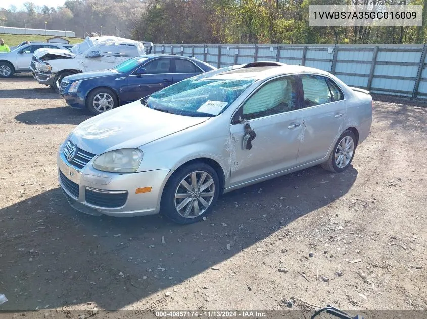 2016 Volkswagen Passat 1.8T Se VIN: 1VWBS7A35GC016009 Lot: 40857174