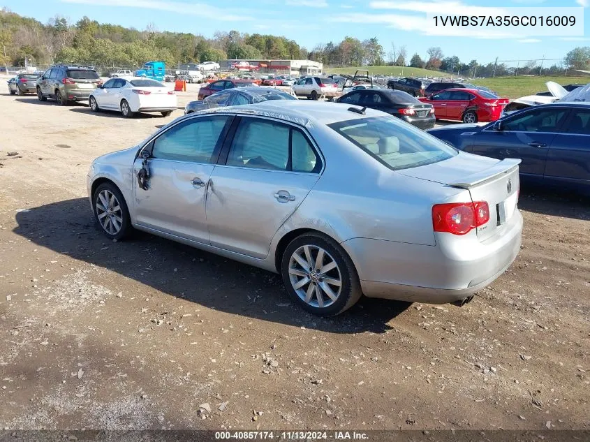 2016 Volkswagen Passat 1.8T Se VIN: 1VWBS7A35GC016009 Lot: 40857174