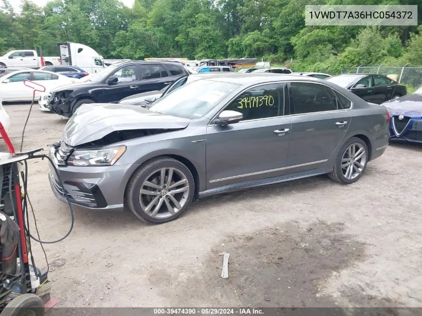 1VWDT7A36HC054372 2017 Volkswagen Passat 1.8T R-Line