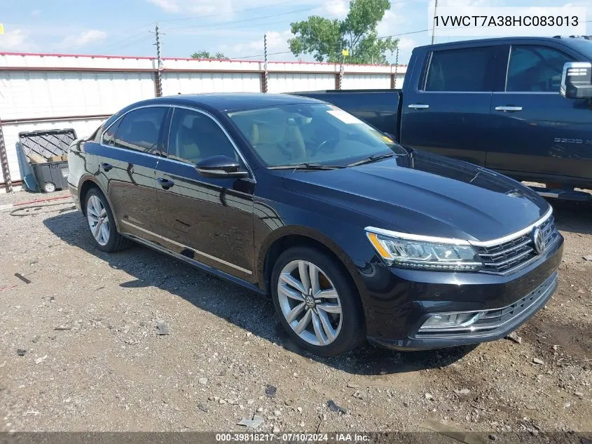 2017 Volkswagen Passat 1.8T Sel Premium VIN: 1VWCT7A38HC083013 Lot: 39818217