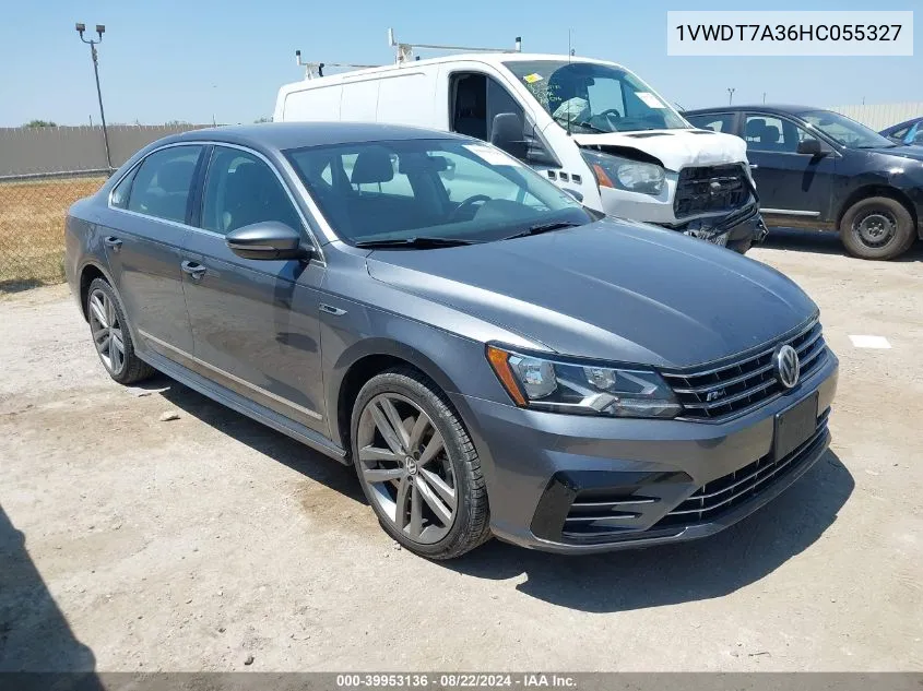 2017 Volkswagen Passat 1.8T R-Line VIN: 1VWDT7A36HC055327 Lot: 39953136