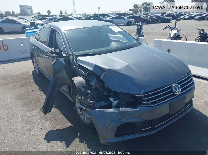 1VWAT7A36HC021696 2017 Volkswagen Passat 1.8T S