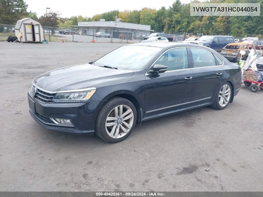 2017 Volkswagen Passat 1.8T Se VIN: 1VWGT7A31HC044054 Lot: 40425361