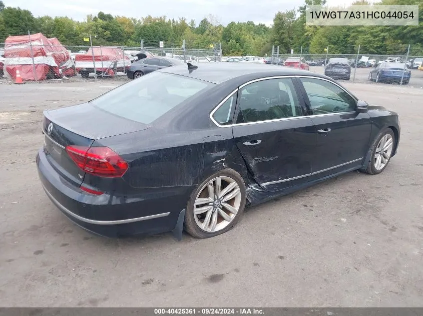 2017 Volkswagen Passat 1.8T Se VIN: 1VWGT7A31HC044054 Lot: 40425361