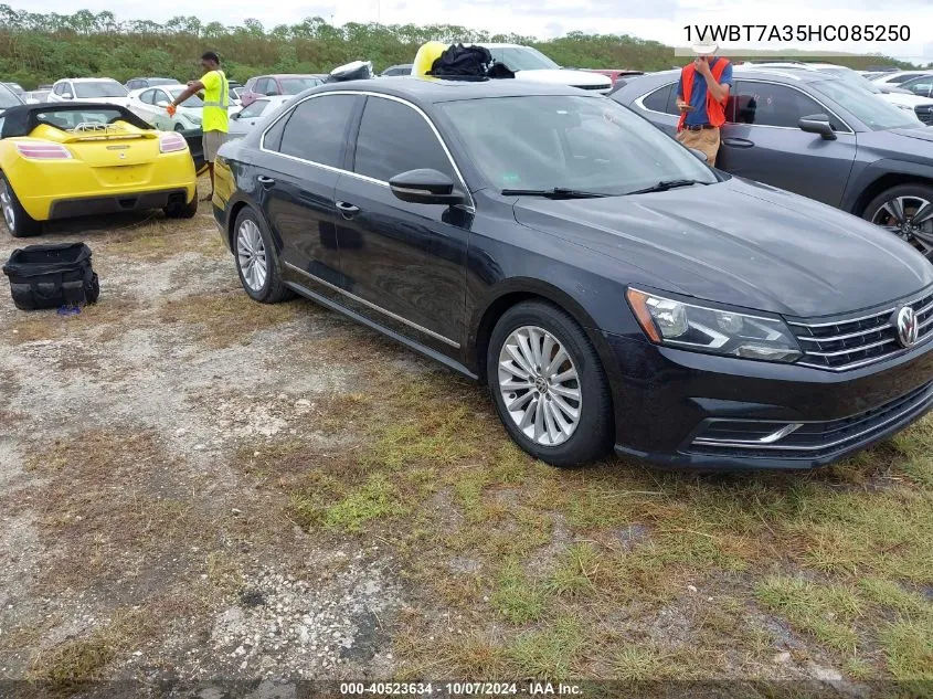 2017 Volkswagen Passat Se VIN: 1VWBT7A35HC085250 Lot: 40523634