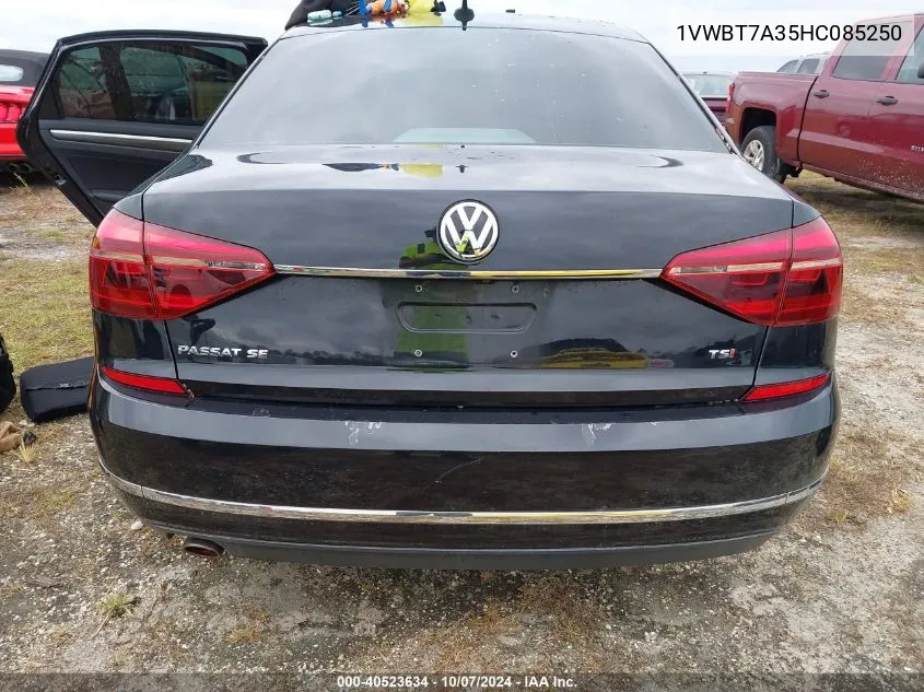 1VWBT7A35HC085250 2017 Volkswagen Passat Se