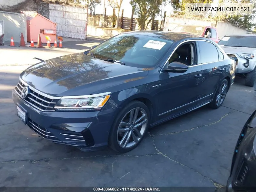 2017 Volkswagen Passat 1.8T R-Line VIN: 1VWDT7A34HC084521 Lot: 40866882