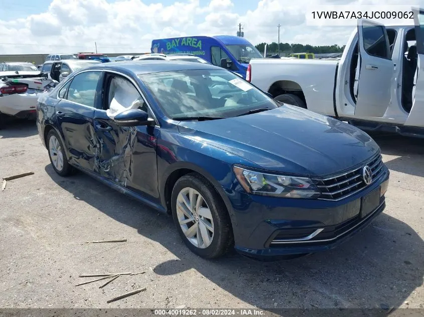 2018 Volkswagen Passat 2.0T Se VIN: 1VWBA7A34JC009062 Lot: 40019262