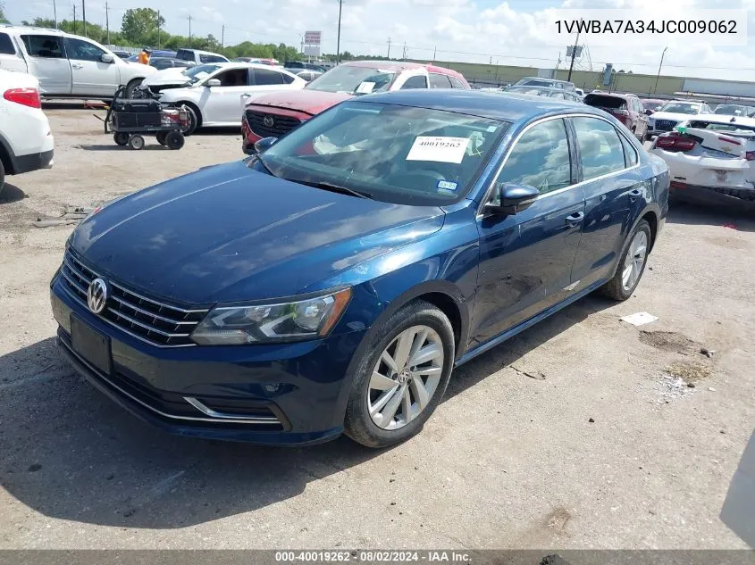 2018 Volkswagen Passat 2.0T Se VIN: 1VWBA7A34JC009062 Lot: 40019262