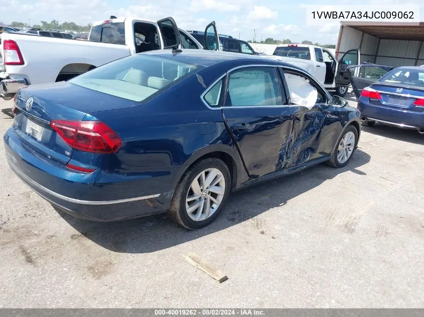 2018 Volkswagen Passat 2.0T Se VIN: 1VWBA7A34JC009062 Lot: 40019262