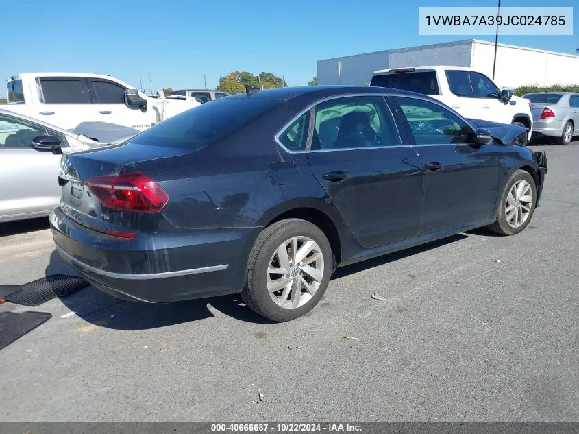 2018 Volkswagen Passat 2.0T Se VIN: 1VWBA7A39JC024785 Lot: 40666687