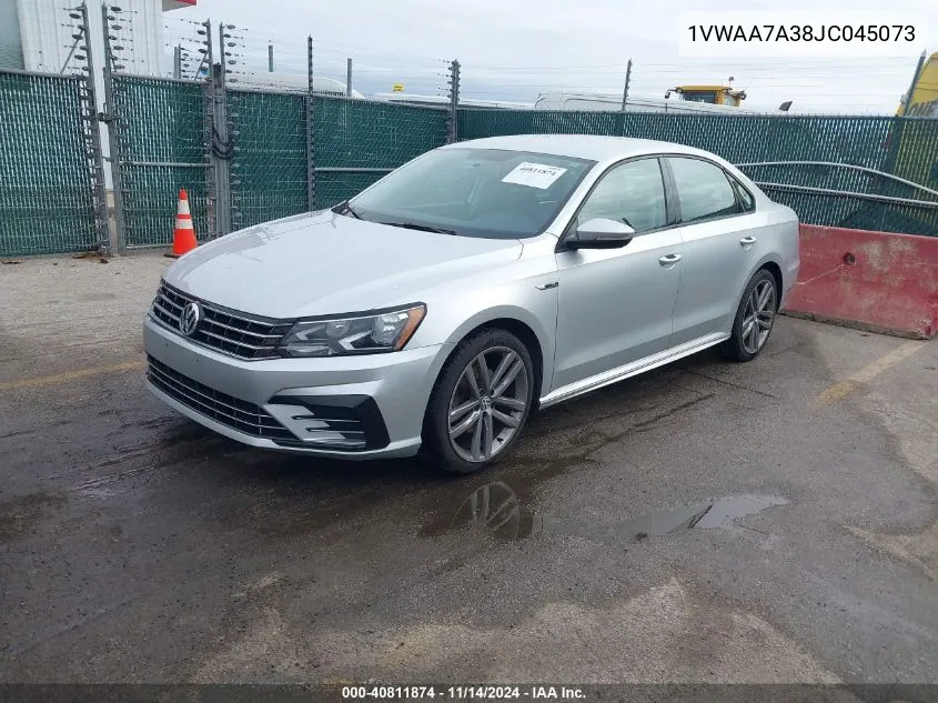 2018 Volkswagen Passat 2.0T R-Line/2.0T S VIN: 1VWAA7A38JC045073 Lot: 40811874