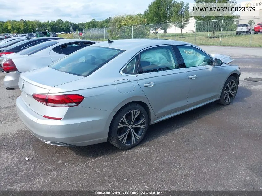 1VWCA7A32LC023579 2020 Volkswagen Passat 2.0T Sel