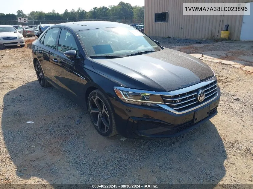 2020 Volkswagen Passat 2.0T R-Line VIN: 1VWMA7A38LC023896 Lot: 40228245